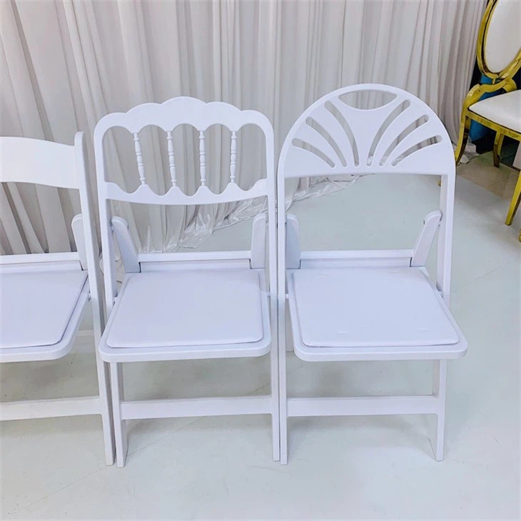 slatted seat resin folding chair
